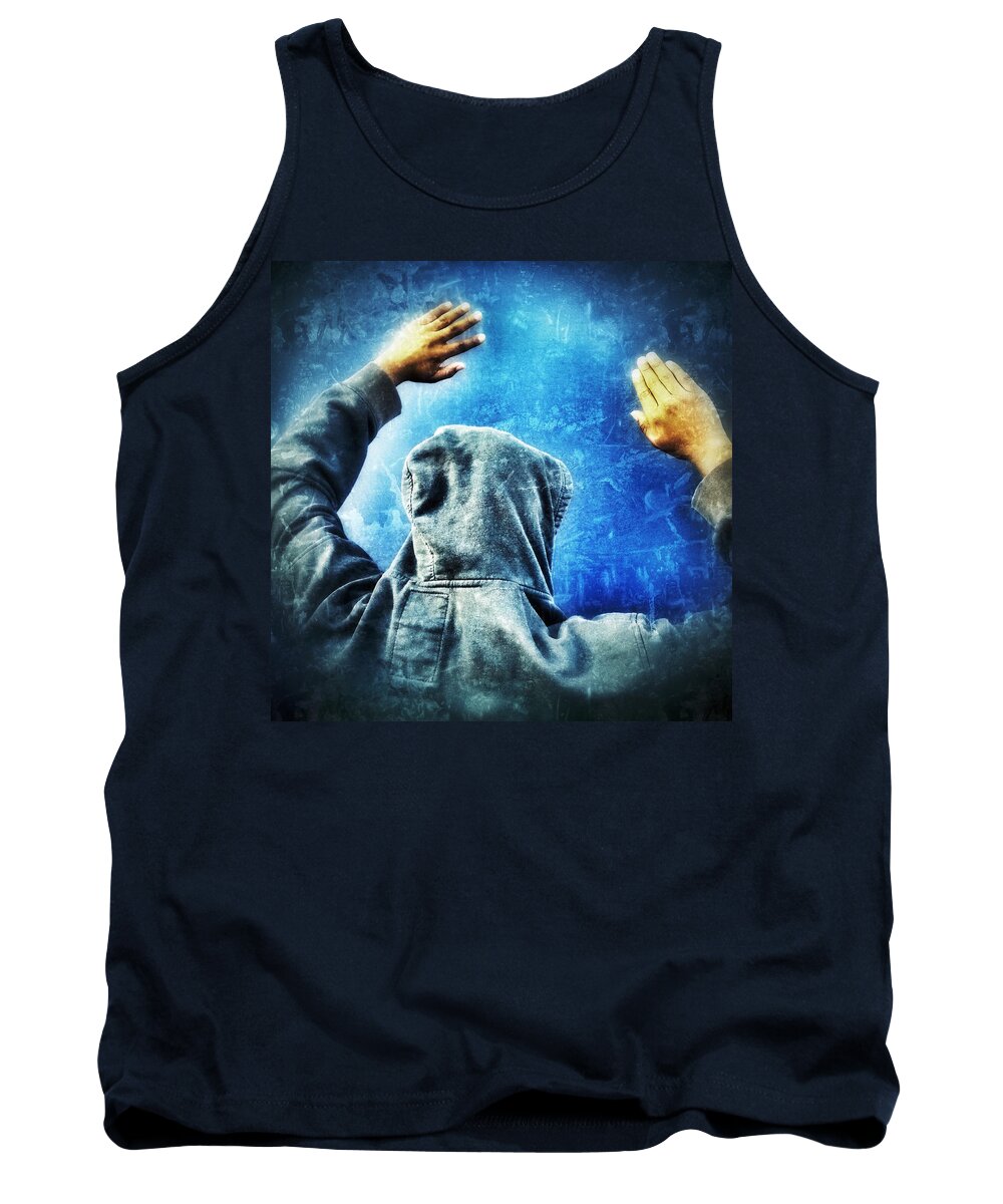 Hood Tank Top featuring the photograph Open The Sky by Al Harden