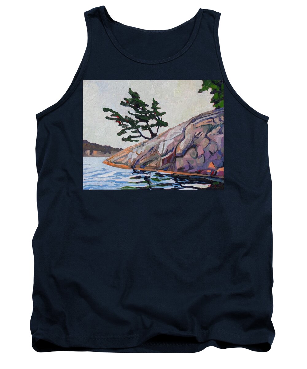 903 Tank Top featuring the painting Out of The Rock by Phil Chadwick