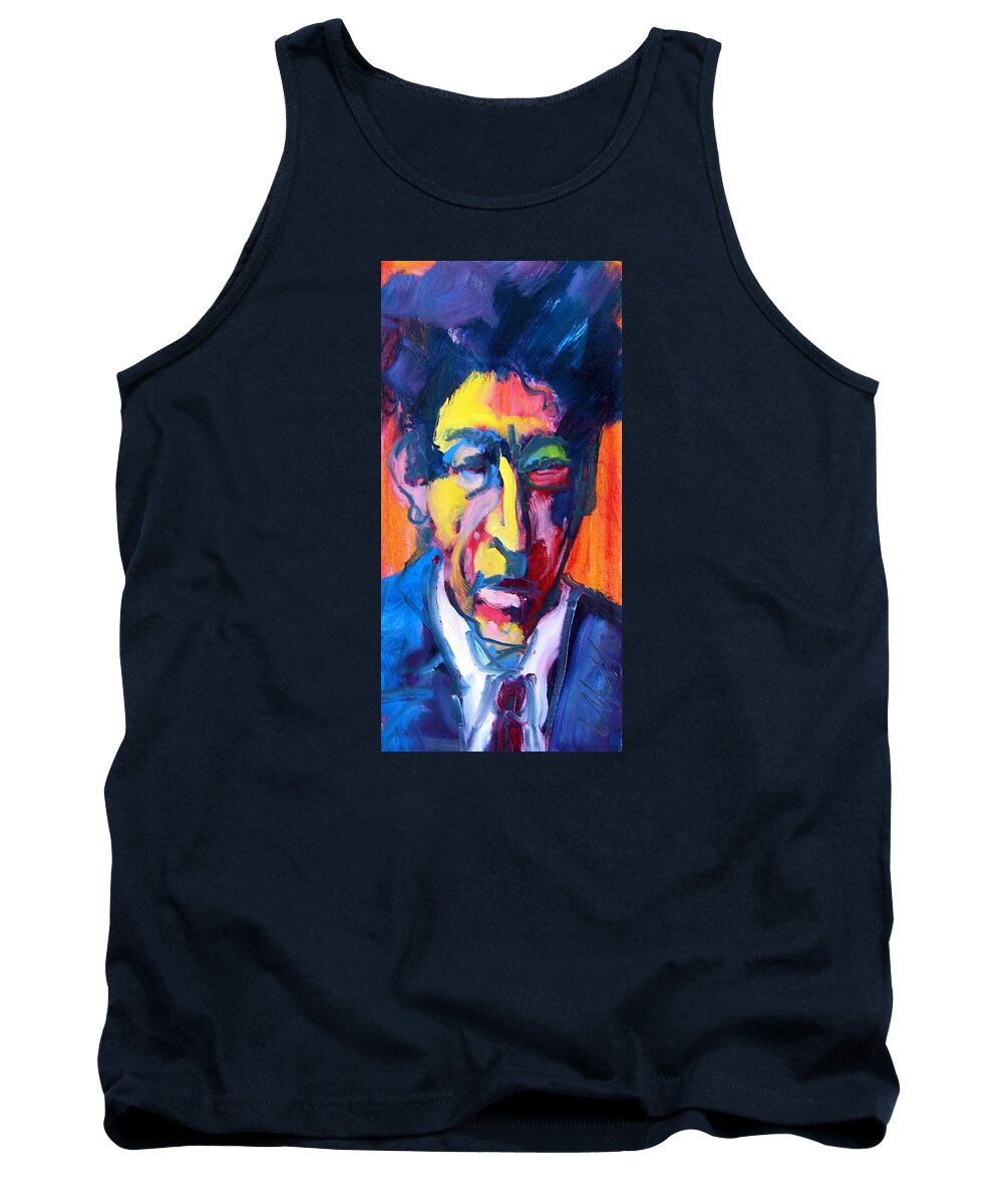 Painters Tank Top featuring the painting Painter or Poet? by Les Leffingwell