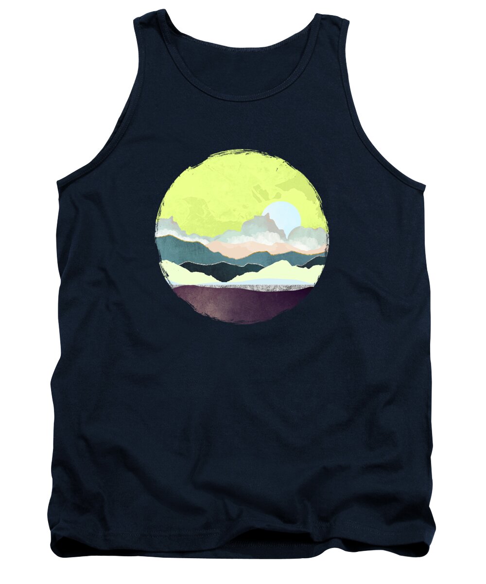 Pastel Tank Top featuring the digital art Pastel Afternoon by Spacefrog Designs