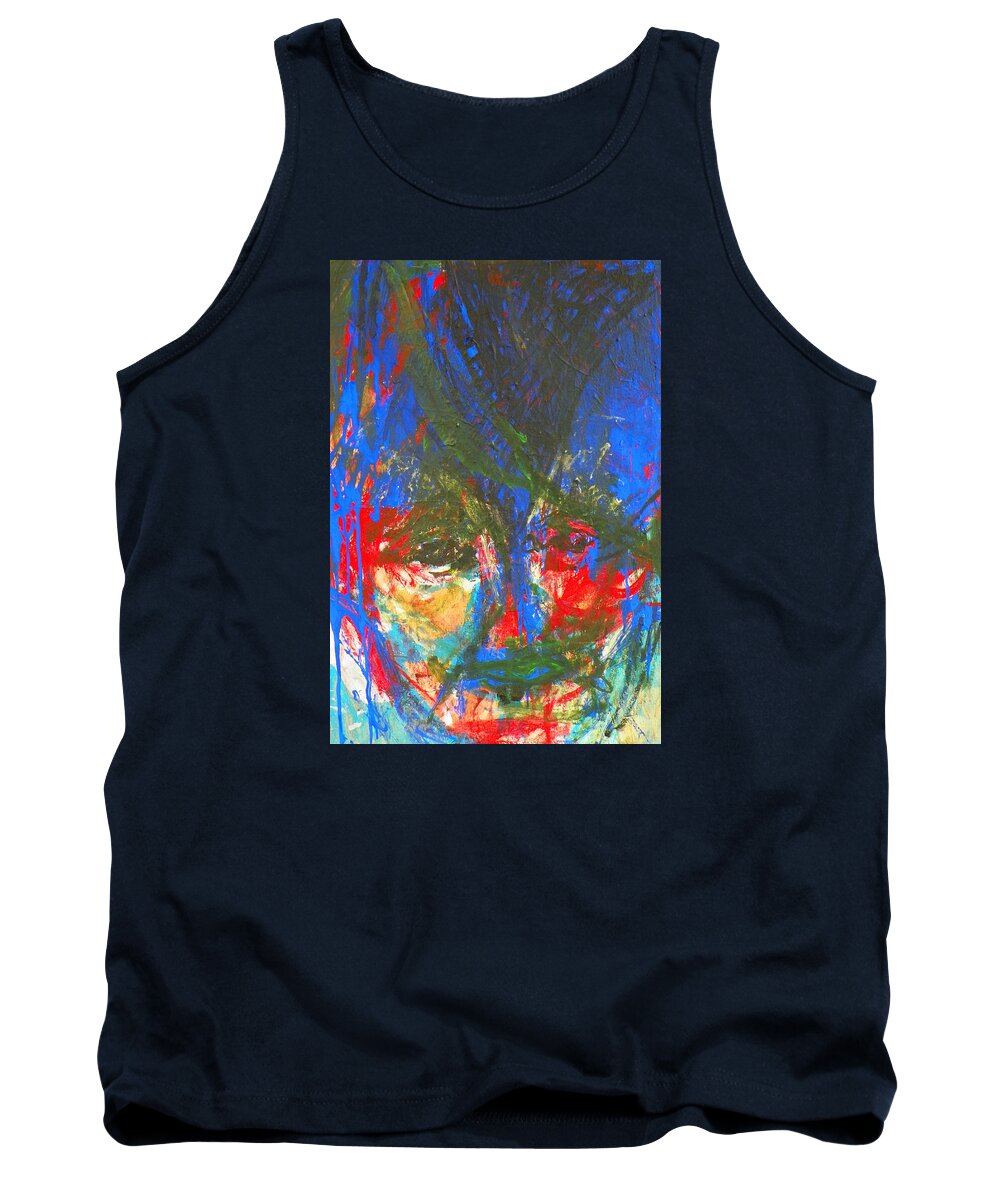 Abstract Tank Top featuring the painting People I've Lost Over the Years by Judith Redman