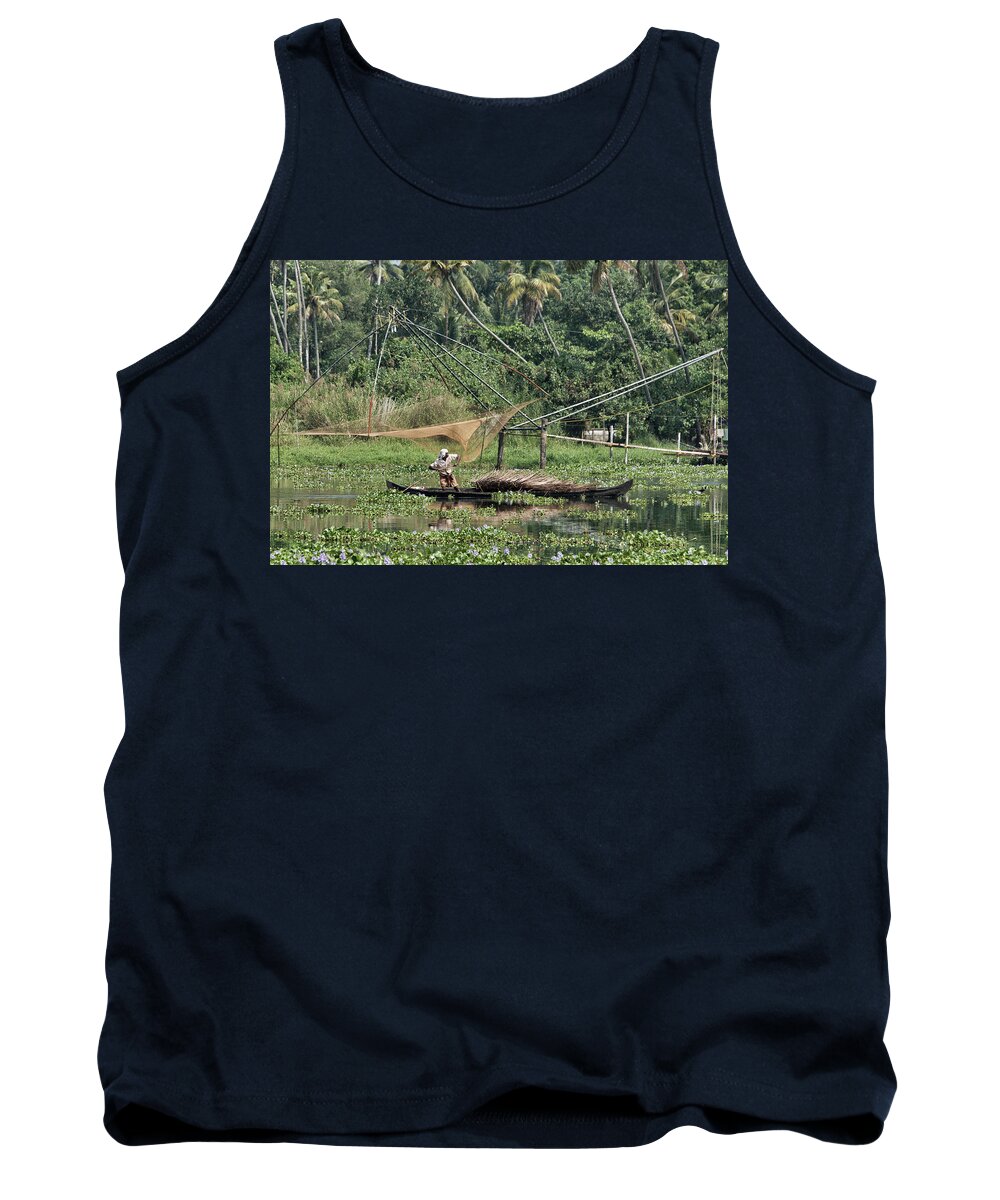 Backwaters Tank Top featuring the photograph Pole Position by Marion Galt