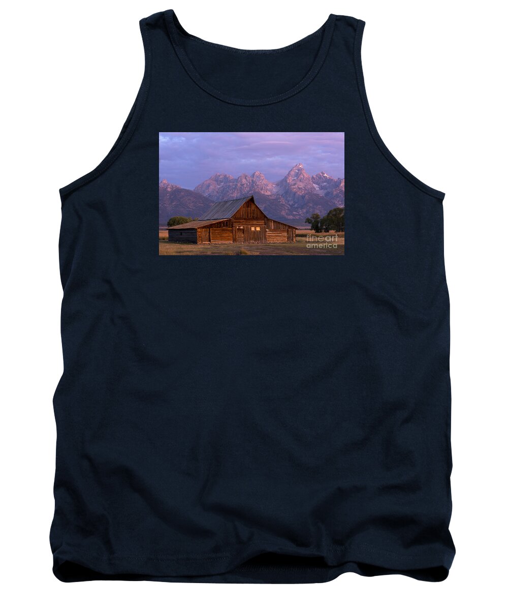 T.a. Moulton Barn Tank Top featuring the photograph Purple Mountains Majesty by Deby Dixon