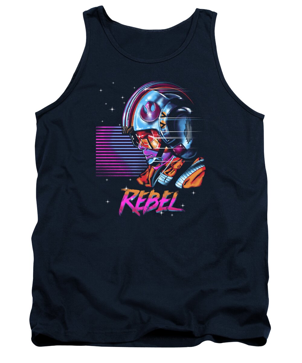 Rebel Tank Top featuring the digital art Rebel by Zerobriant Designs