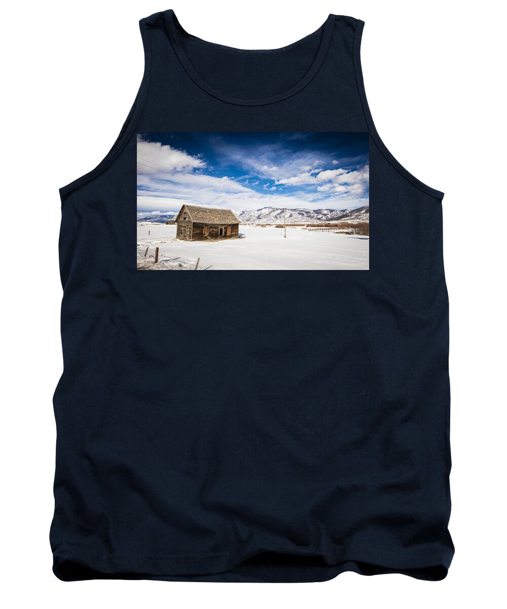 Mountains Tank Top featuring the photograph Rustic Shack by Sean Allen