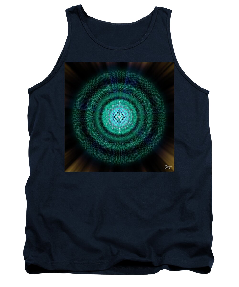 Endre Tank Top featuring the photograph Sacred Geometry 651 by Endre Balogh