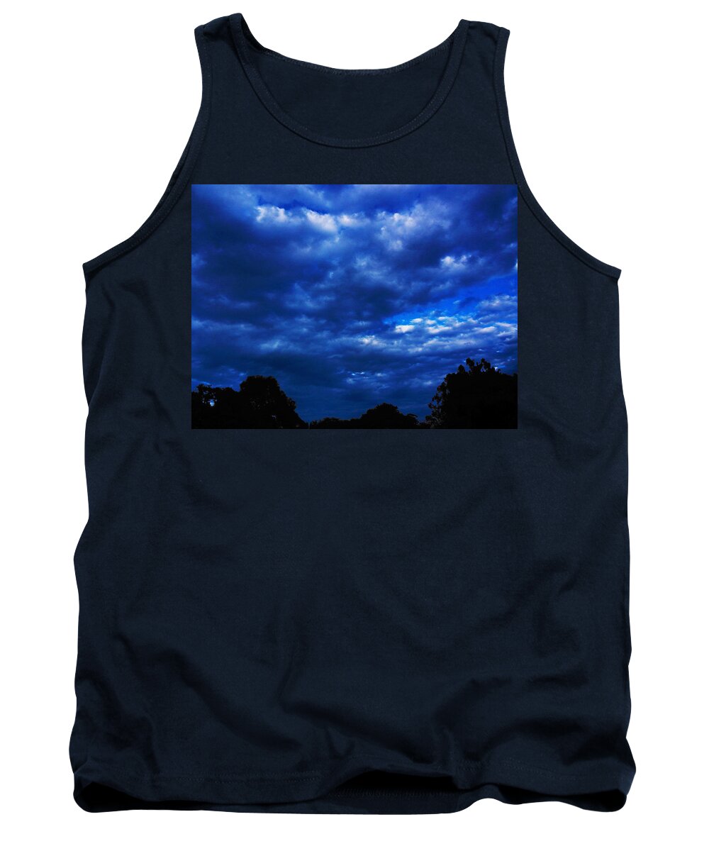 Nlight Tank Top featuring the photograph Stormy Night by Mark Blauhoefer