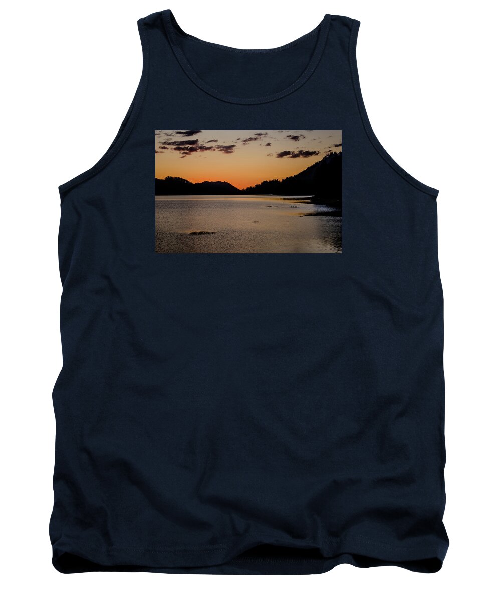 Sunset Tank Top featuring the photograph Sunset at Cottage Grove by Patricia Dennis