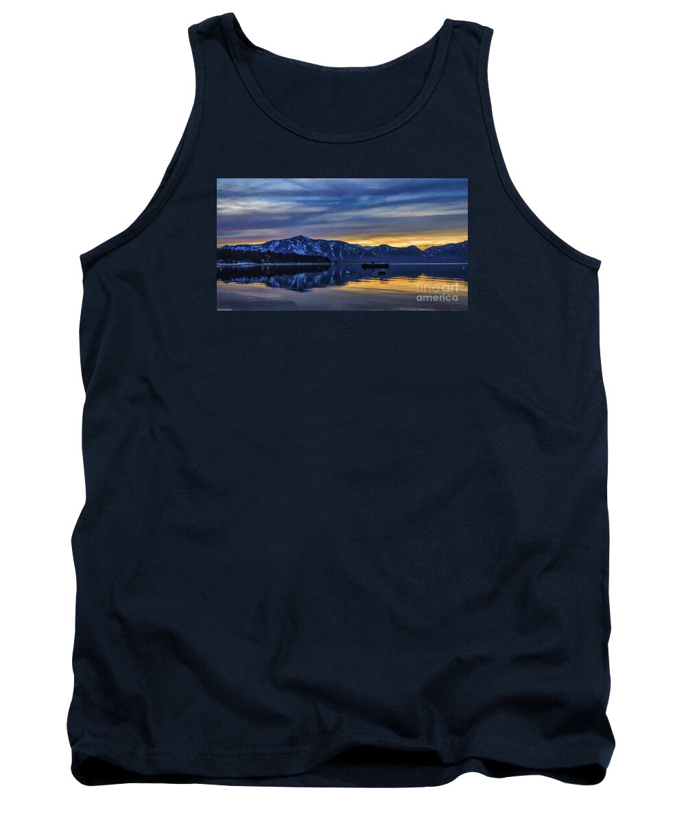 Sunset Timber Cove Tank Top featuring the photograph Sunset Timber Cove by Mitch Shindelbower