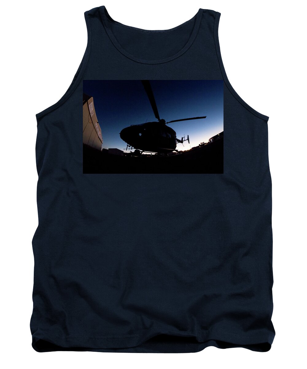 Bk117 Tank Top featuring the photograph The Dot by Paul Job
