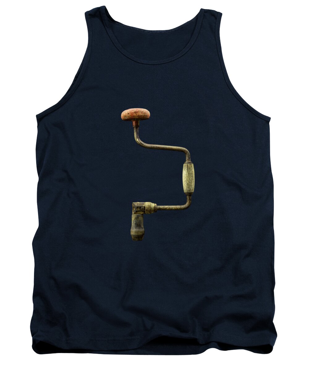 Antique Tank Top featuring the photograph Tools On Wood 58 by YoPedro
