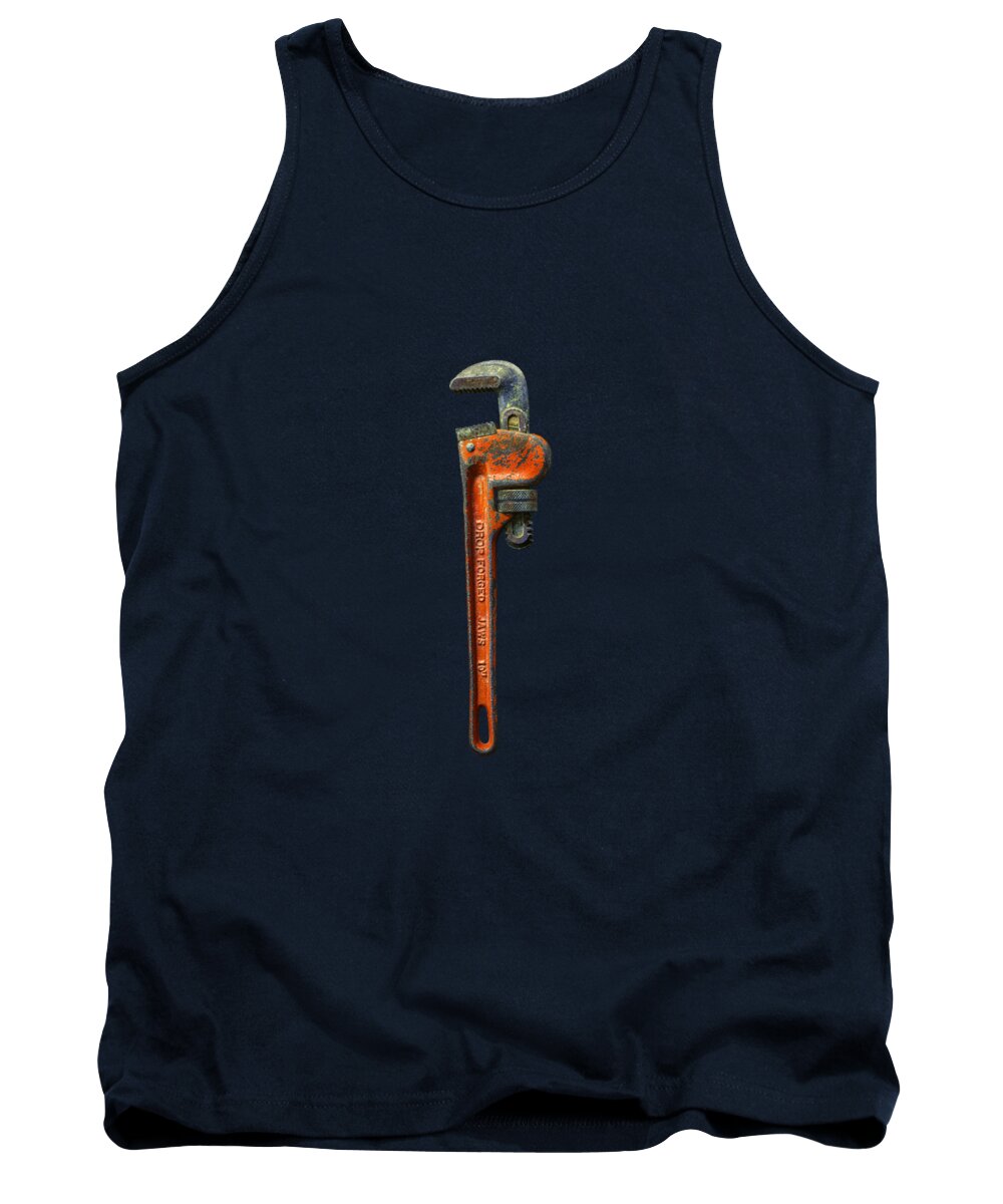 Antique Tank Top featuring the photograph Tools On Wood 62 by YoPedro