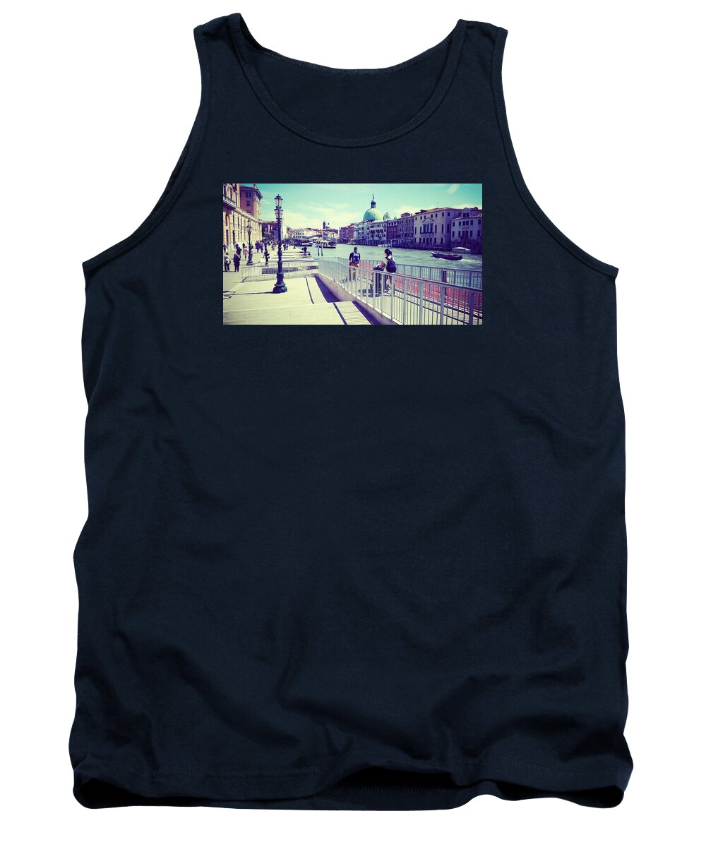 Venice Tank Top featuring the photograph Venice by Lisa Lareyna