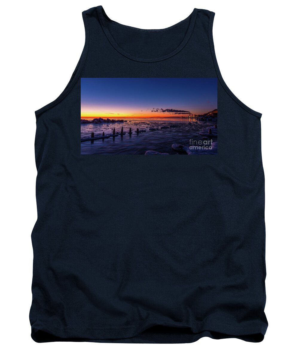 Cold Tank Top featuring the photograph Voilet Morning by Andrew Slater
