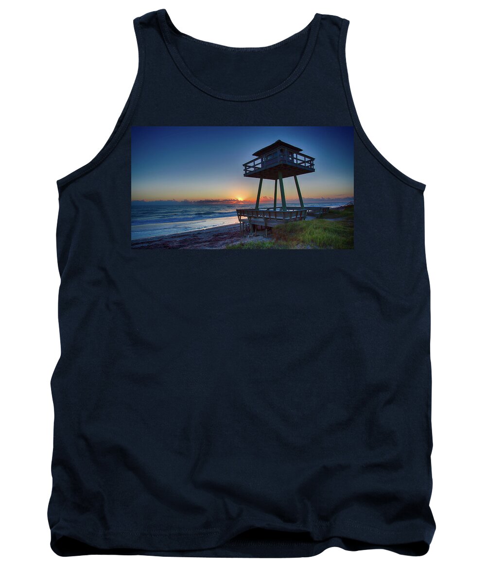 Landscape Tank Top featuring the photograph Watch Tower Sunrise 2 by Dillon Kalkhurst