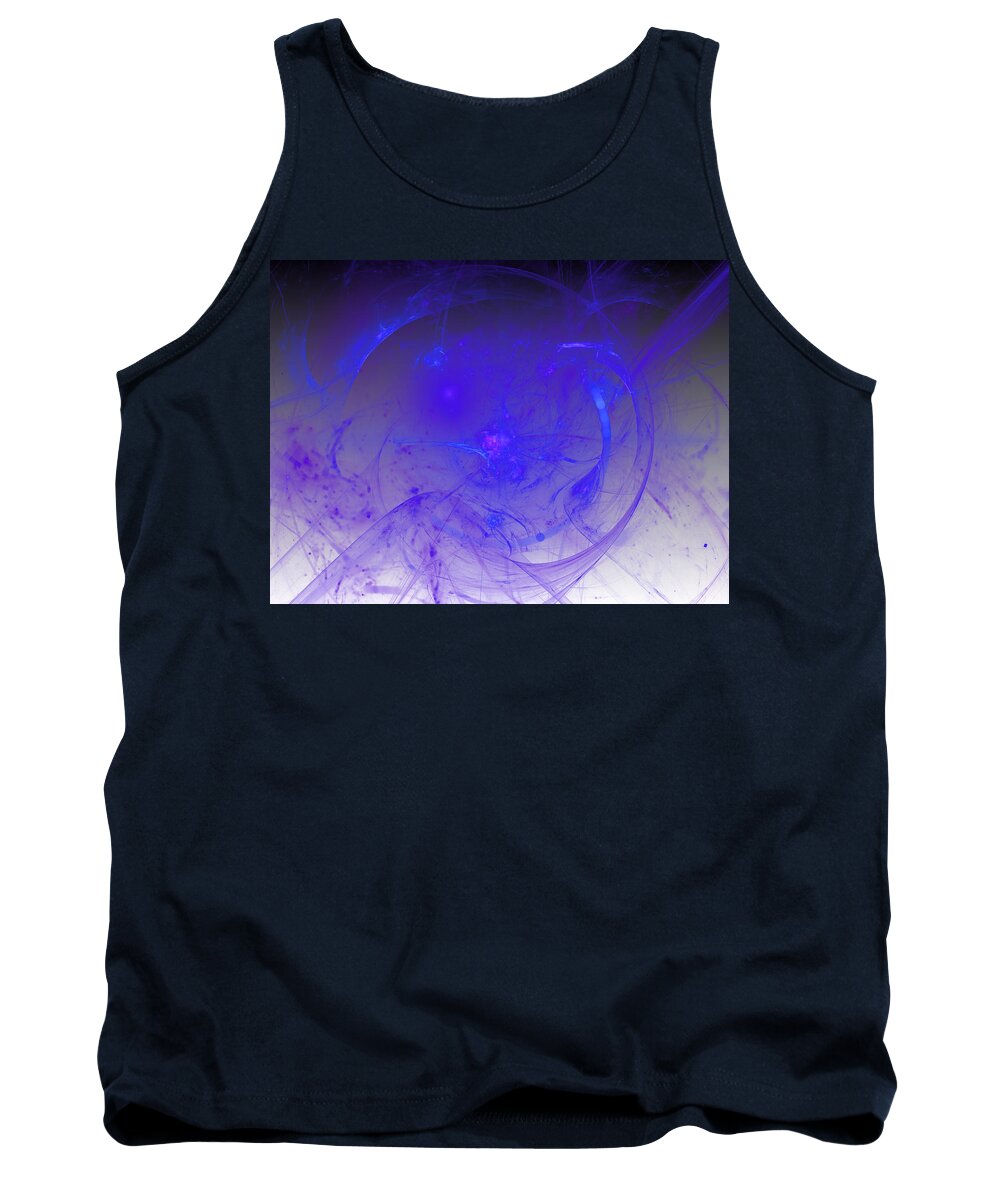Art Tank Top featuring the digital art People of the City Beyond by Jeff Iverson