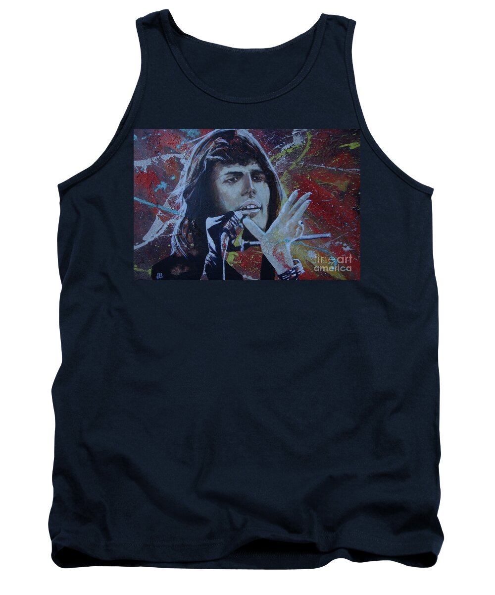 Queen Tank Top featuring the painting Flick of the Wrist by Stuart Engel