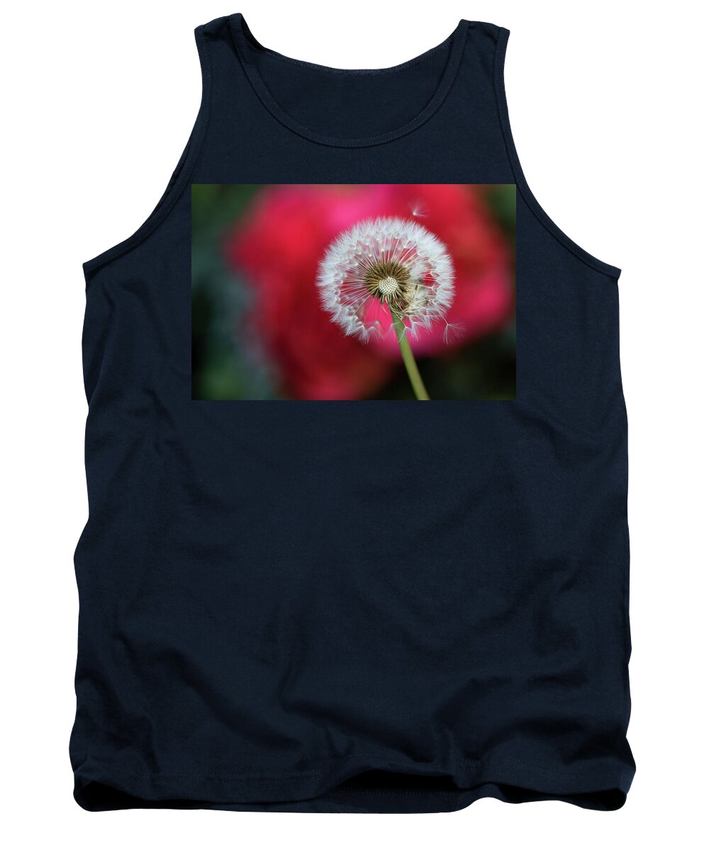 Dandelion Tank Top featuring the photograph In Good Company by Vanessa Thomas