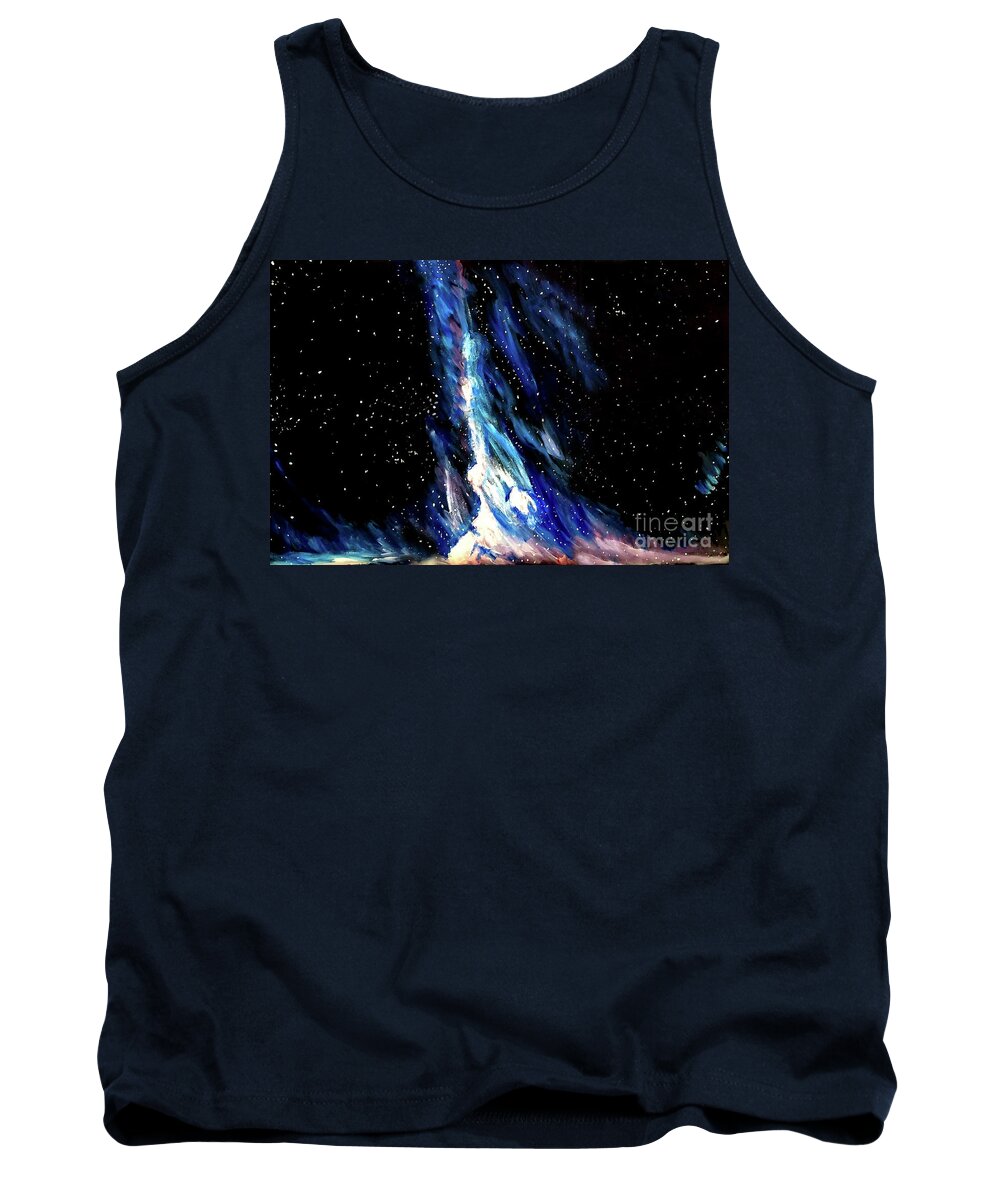 Curtis Sikes Tank Top featuring the digital art Starry Host by Curtis Sikes