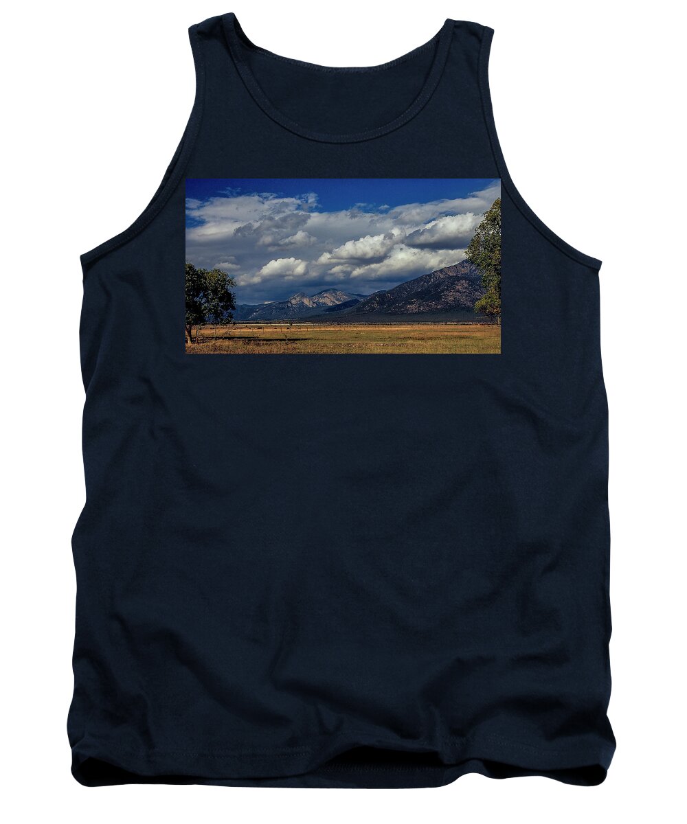 Co Tank Top featuring the photograph Taos Ranch Land by S Katz