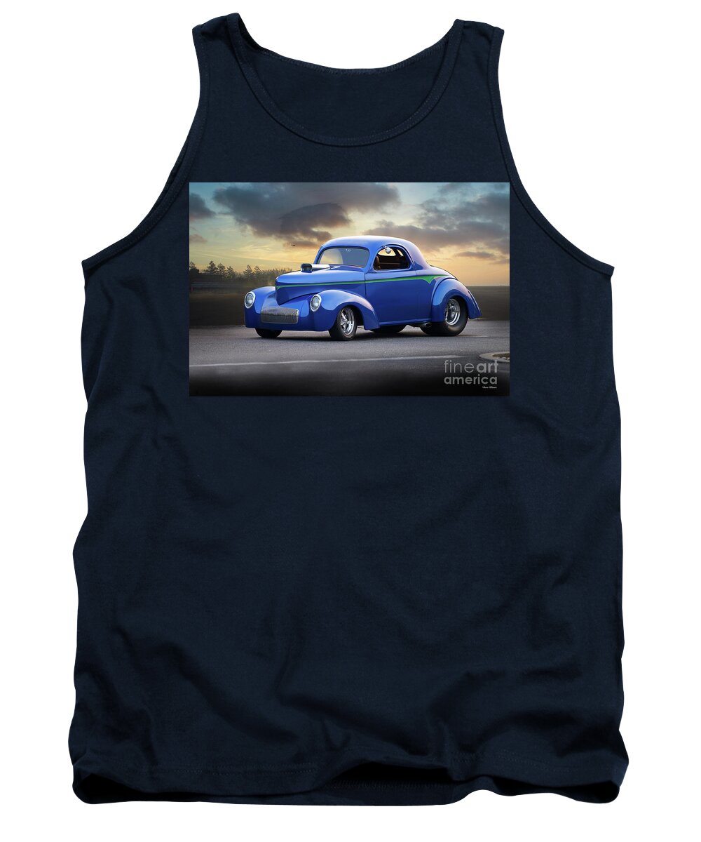 1941 Willys Coupe Tank Top featuring the photograph 1941 Willys 'Three-Window' Coupe #6 by Dave Koontz