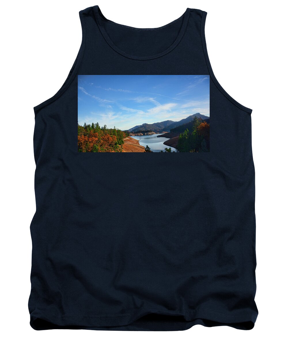 Storm Tank Top featuring the photograph As the River winds by Maggy Marsh