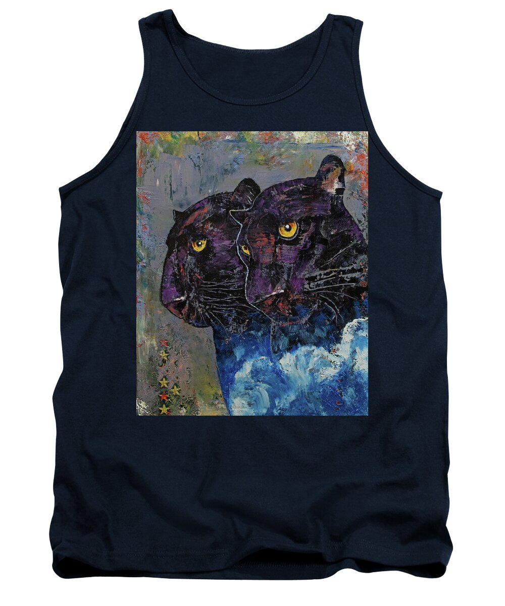 Big Tank Top featuring the photograph Black Panthers by Michael Creese
