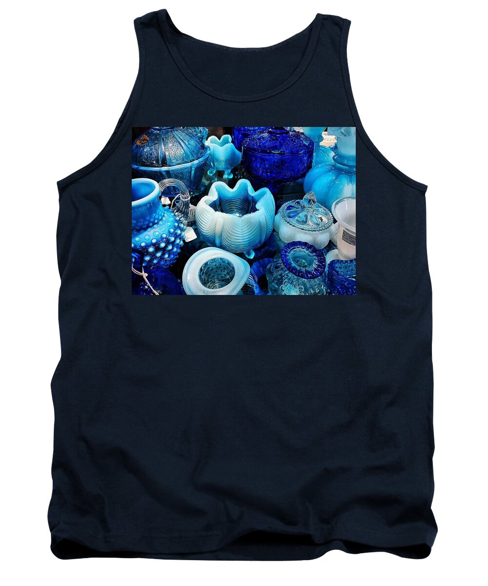  Tank Top featuring the photograph Blue by Stephen Dorton