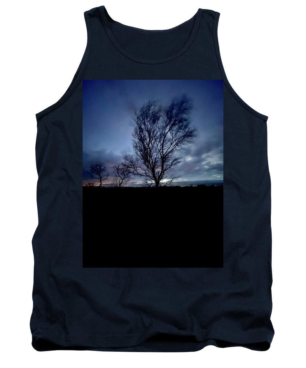 Woods Tank Top featuring the photograph Blush Sky by Six Months Of Walking