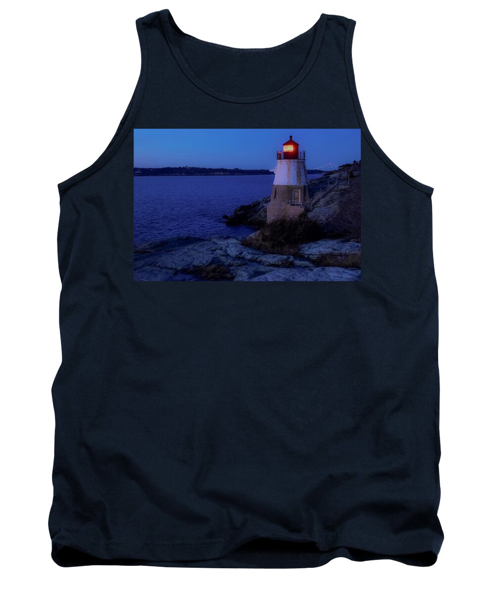 Castle Hill Lighthouse Tank Top featuring the photograph Castle Hill Lighthouse by Christina McGoran
