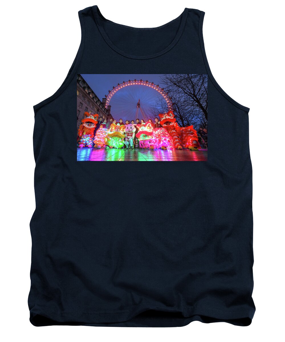 Chinese Tank Top featuring the photograph Chinese New Year 2019 by Andrew Lalchan