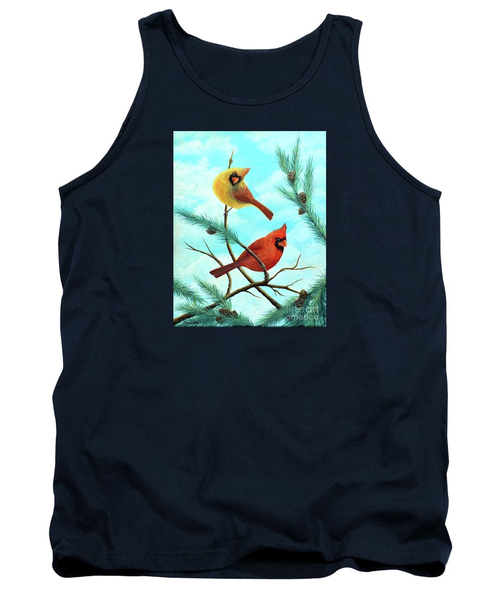 Did Tank Top featuring the painting Did You Bring Breakfast? by Sarah Irland