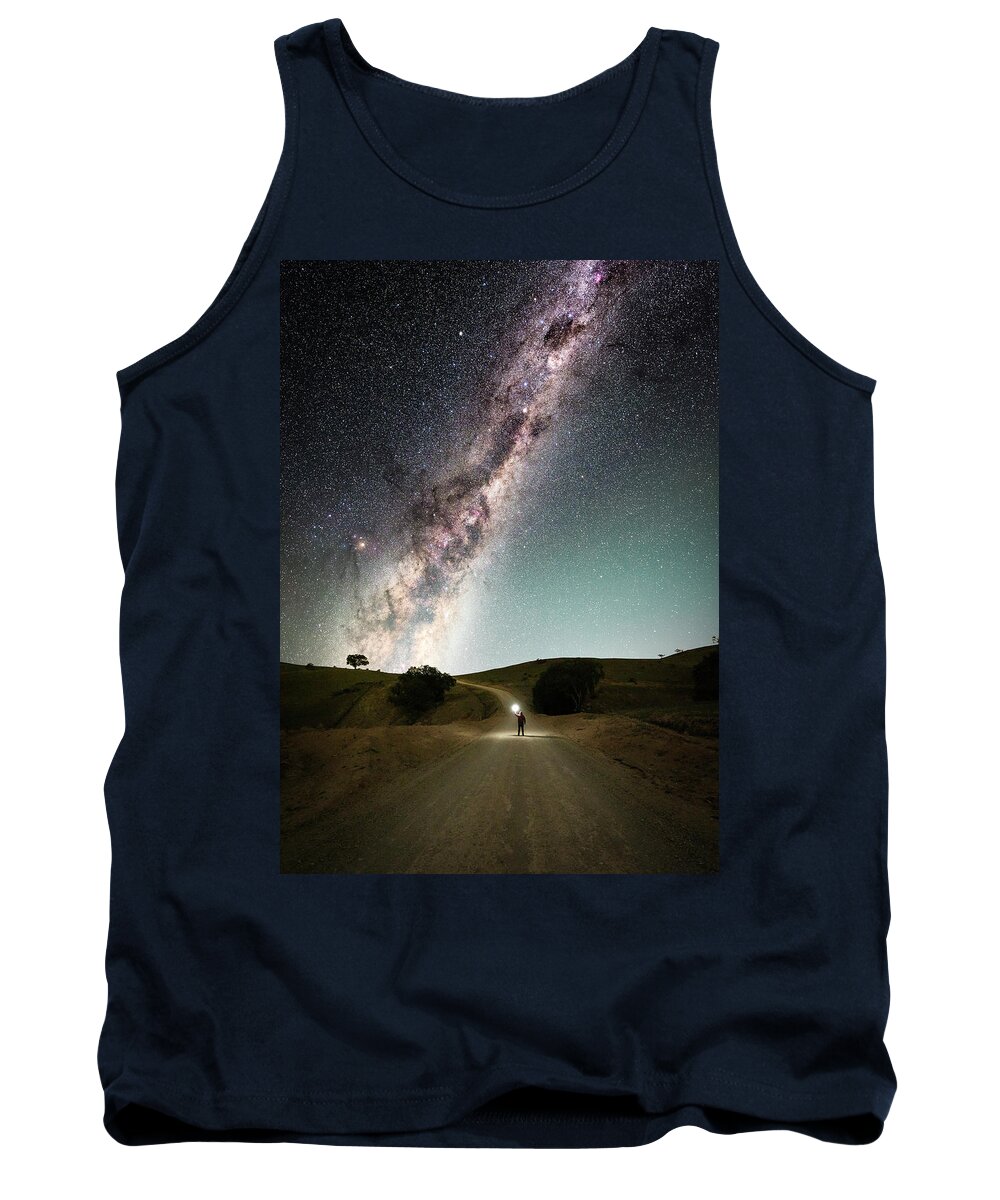 Astrophotography Tank Top featuring the photograph Emu In The Sky by Ari Rex