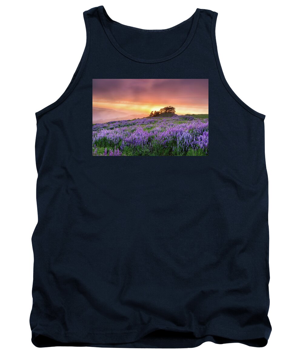 Lupine Tank Top featuring the photograph End of Day by Jason Roberts