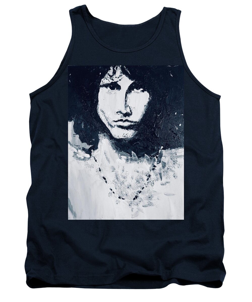 Lizard King Tank Top featuring the painting Feast of Friends by Bethany Beeler