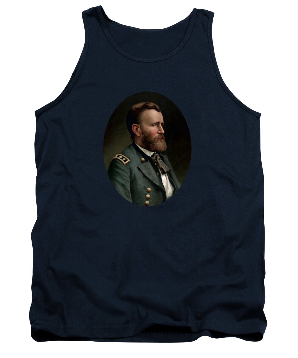 Civil War Tank Top featuring the painting General Grant - Three by War Is Hell Store
