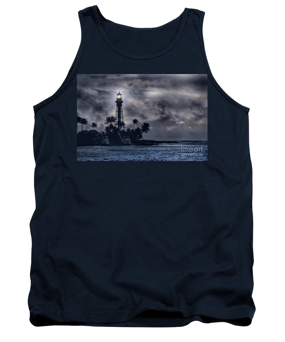 Hillsboro Tank Top featuring the photograph Hillsboro Lighthouse by Ed Taylor