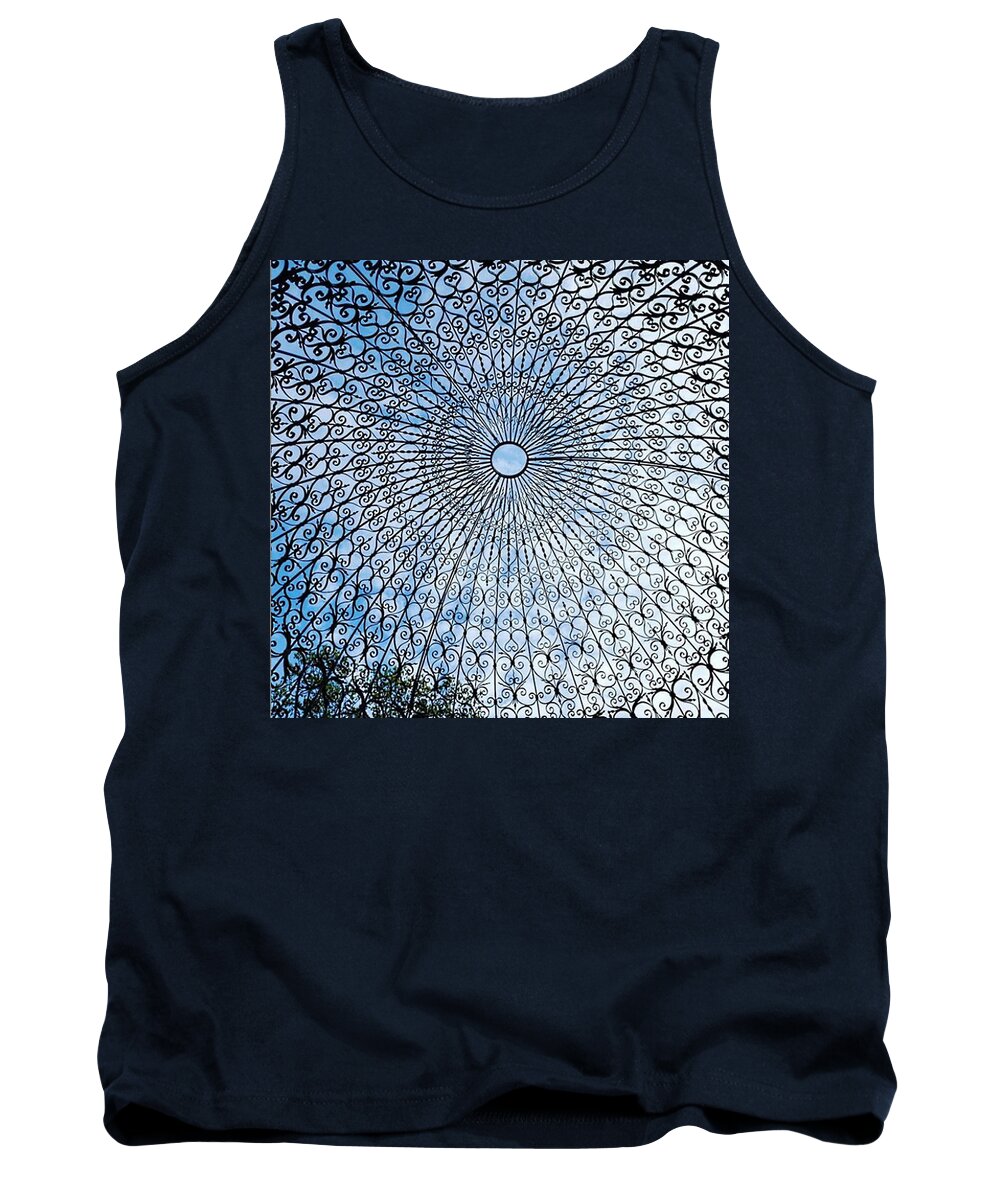 Iron Tank Top featuring the photograph Iron Lace Dome by Vicki Noble