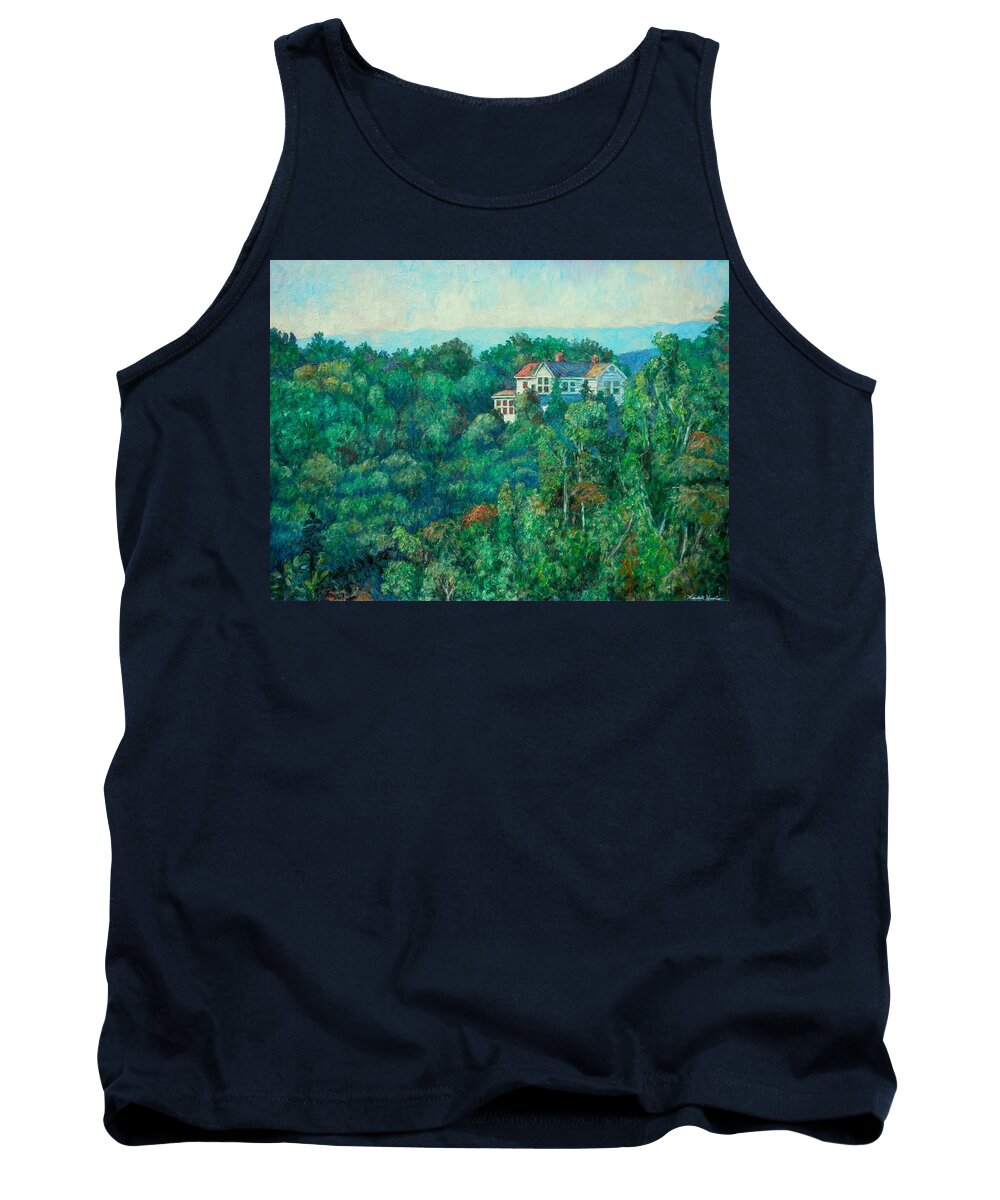 Landscape Tank Top featuring the painting Near Memorial Bridge by Kendall Kessler