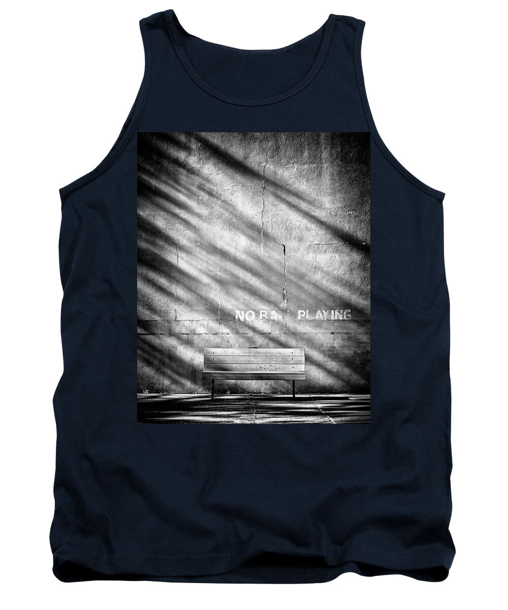  Tank Top featuring the photograph No Ball Playing by Steve Stanger