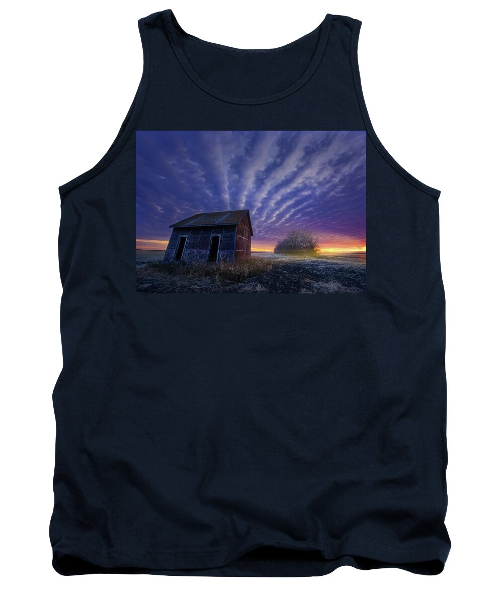 Landscape Tank Top featuring the photograph Old Wooden Building by Dan Jurak