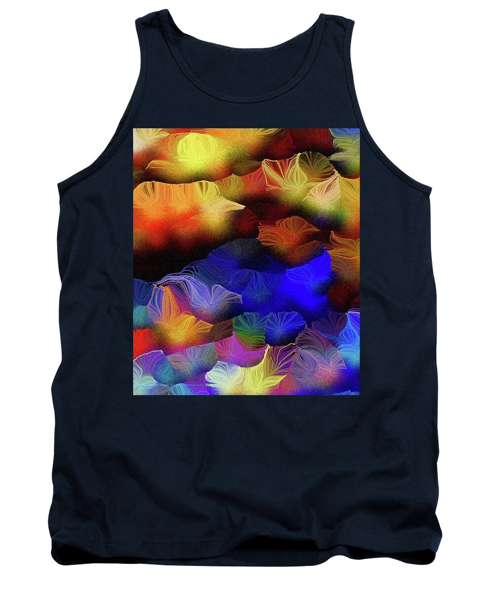 Lift Every Voice And Sing Tank Top featuring the mixed media The New Day Begun by Aberjhani