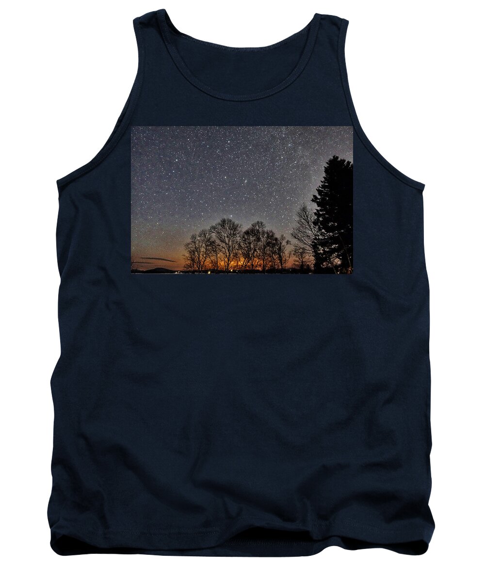 Star Tank Top featuring the photograph The Starry Night Sky by Russel Considine