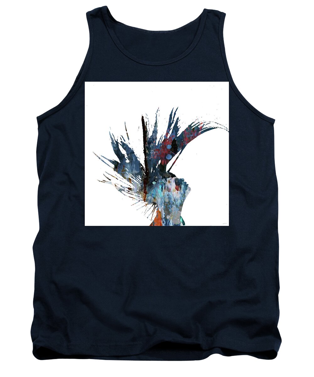 Figurative Abstract Tank Top featuring the digital art Tree of Life - 2 by Ken Walker