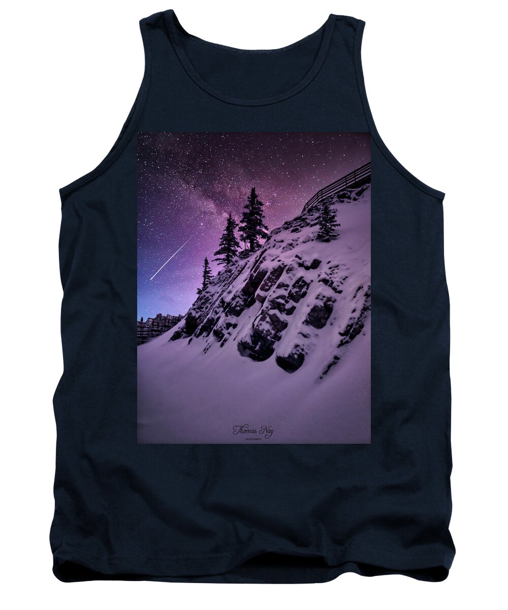 Winter Tank Top featuring the photograph Winter night by Thomas Nay