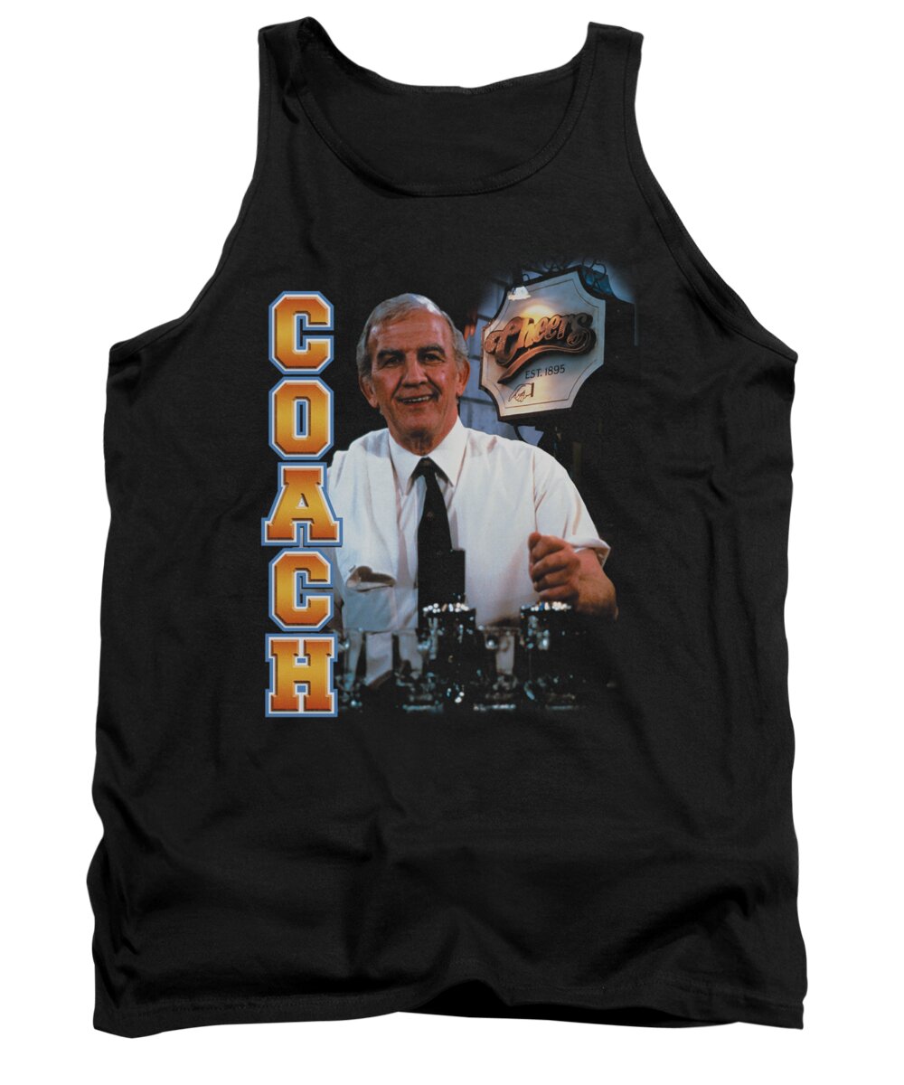Cheers Tank Top featuring the digital art Cheers - Coach by Brand A