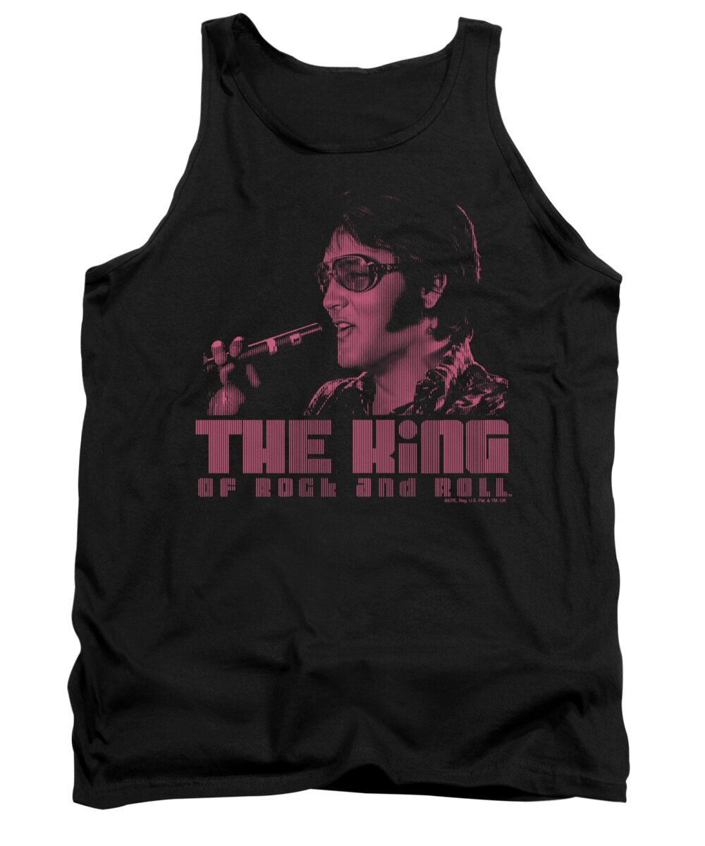  Tank Top featuring the digital art Elvis - The King by Brand A