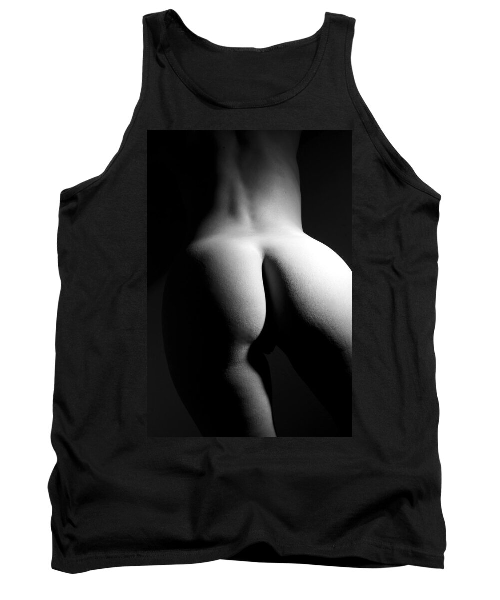 Black And White Tank Top featuring the photograph Figure Study #3 by Joe Kozlowski