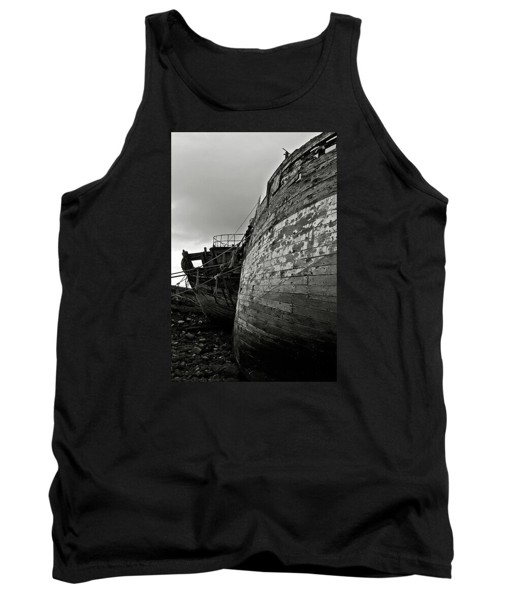 Old Tank Top featuring the photograph Old abandoned ships #8 by RicardMN Photography