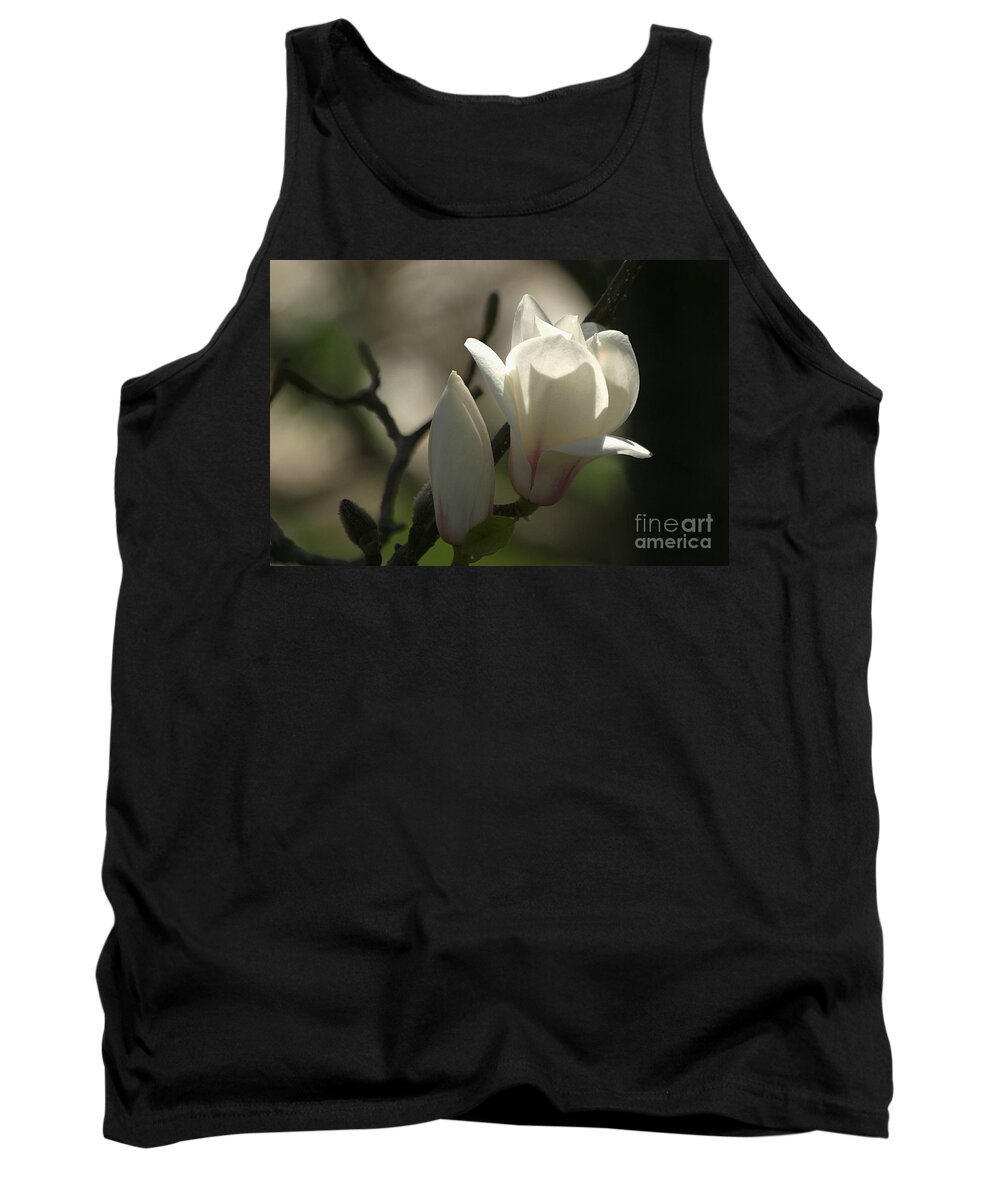 Magnolia Tank Top featuring the photograph Sun Kissed #1 by Living Color Photography Lorraine Lynch